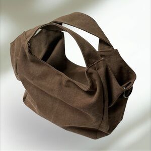 K2 Brown Canvas Bag Purse